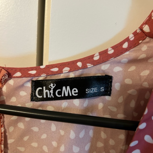 Chic Pink Ruffle Mini Dress - Picture 4 of 4